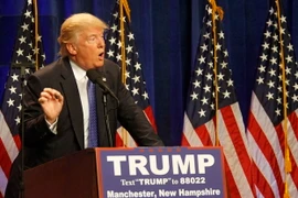 Ứng cử viên Tổng thống Donald Trump phát biểu trước những người ủng hộ tại Manchester, bang New Hampshire (Mỹ) ngày 13/6. (Nguồn: EPA/TTXVN)