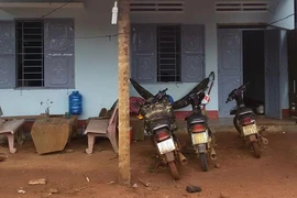 Hiện trường vụ án. (Ảnh: Hoài Nam/TTXVN)