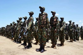 Các binh sỹ Chính phủ Nam Sudan. (Nguồn: AFP/TTXVN)