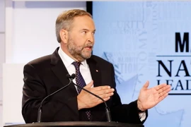 Chủ tịch đảng NDP Thomas Mulcair. (Nguồn: AFP/TTXVN)