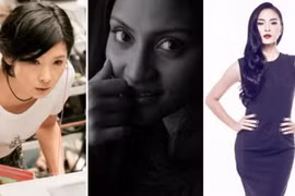 Hình ảnh Ngô Thanh Vân (phải) và Hitomi Kuroki (ngoài cùng bên trái) và Konkona Sensharma trên tờ Hollywood Reporter. (Nguồn: thethaovanhoa.vn)