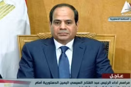 Tổng thống Ai Cập Abdel Fattah al-Sisi. (Nguồn: AFP/TTXVN)