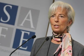  Tổng giám đốc Quỹ tiền tệ quốc tế (IMF) Christine Lagarde. (Nguồn: AFP/TTXVN)