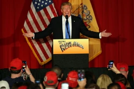 Ông Donald Trump phát biểu tại Lawrenceville, New Jersey, Mỹ ngày 19/5. (Nguồn: AFP/TTXVN)