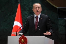 Tổng thống Thổ Nhĩ Kỳ Recep Tayyip Erdogan. (Nguồn: AFP/TTXVN)