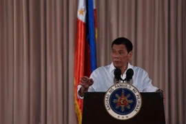 Tổng thống Philippines Rodrigo Duterte. (Nguồn: AFP/TTXVN)
