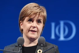 Thủ hiến Scotland Nicola Sturgeon tại thủ đô London, Anh ngày 27/9. (Nguồn: EPA/TTXVN)