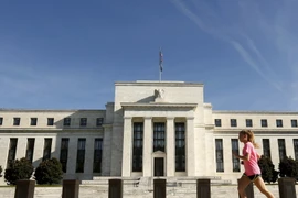 Quang cảnh bên ngoài trụ sở Fed ở Washington, DC. (Nguồn: Reuter/TTXVN)