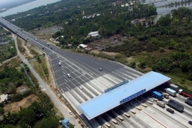 Trạm thu phí Long Phước trên cao tốc Thành phố Hồ Chí Minh-Long Thành-Dầu Giây tại. (Ảnh: Hoàng Hải/Vietnam+)