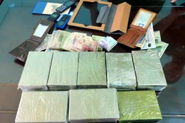 Tang vật bị cơ quan điều tra thu giữ. (Ảnh: Văn Đạt/TTXVN)