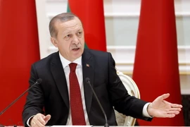 Tổng thống Thổ Nhĩ Kỳ Recep Tayyip Erdogan. (Nguồn: EPA/TTXVN)