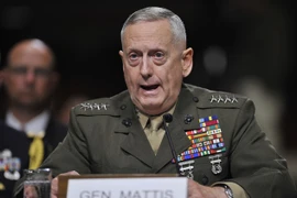 Tướng James Mattis tại Ủy ban Quân lực Thượng viện Mỹ ở Washington D.C. (Nguồn: THX/TTXVN)