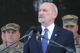 Bộ trưởng Quốc phòng Ba Lan Antoni Macierewicz. (Nguồn: AFP/TTXVN)