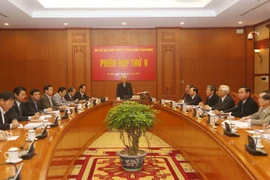 Phiên họp lần thứ 9, Ban Chỉ đạo Trung ương về phòng, chống tham nhũng. (Ảnh: Trí Dũng/TTXVN)