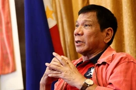 Tổng thống Philippines Rodrigo Duterte. (Nguồn: AFP/TTXVN)