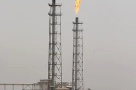 Cơ sở khai thác dầu Halfaya gần thành phố Amara, tỉnh Maysan, miền nam Iraq ngày 14/7. (Nguồn: AFP/TTXVN)