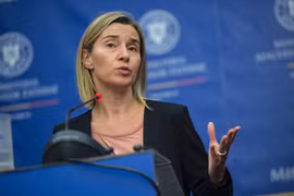 Đại diện cấp cao về chính sách an ninh và đối ngoại EU Federica Mogherini. (Nguồn: AFP/TTXVN)