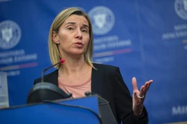 Đại diện cấp cao về chính sách an ninh và đối ngoại EU Federica Mogherini. (Nguồn: AFP/TTXVN)