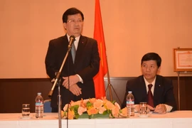 Phó Thủ tướng Trịnh Đình Dũng. (Ảnh: Tri Phương/Vietnam+) 