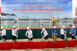 Quang cảnh lễ khởi công. (Ảnh: Thế Duyệt/TTXVN)