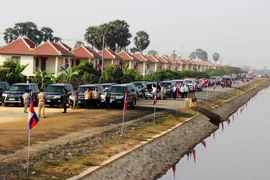 Làng phát triển Heng Samrin. (Ảnh: Lê Đức Hoảnh/Vietnam+)