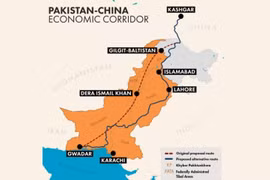 Dự án Hành lang Kinh tế Trung Quốc-Pakistan. (Nguồn: gktoday.in)