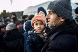 Người di cư Syria chờ để sang Hy Lạp. Ảnh minh họa. (Nguồn: AFP/TTXVN)