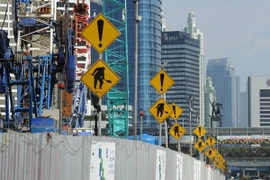Đường phố ở thủ đô Jakarta. (Nguồn: AFP/TTXVN)