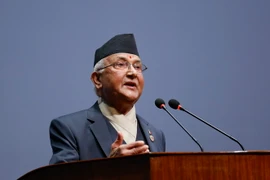 Cựu Thủ tướng Nepal KP Sharma Oli.(Nguồn: EPA/TTXVN)