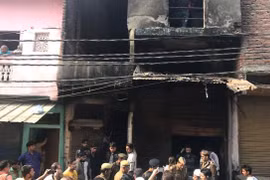 Hiện trường vụ hỏa hoạn. (Nguồn: hindustantimes.com)