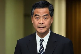 Trưởng đặc khu hành chính Hong Kong Lương Chấn Anh. (Nguồn: THX/TTXVN)