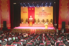 Toàn cảnh Lễ kỷ niệm. (Ảnh: Trí Dũng/TTXVN)