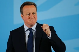 Thủ tướng Anh David Cameron. (Nguồn: AFP/TTXVN)