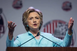  Ứng cử viên Tổng thống Mỹ Hillary Clinton. (Nguồn: EPA/TTXVN)
