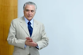 Tổng thống lâm thời Brazil Michel Temer. (Nguồn: AFP/TTXVN)