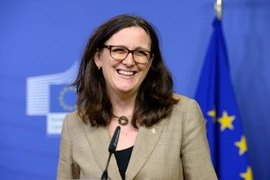 Ủy viên Thương mại của EU, bà Cecilia Malmstrom. (Nguồn: AFP/TTXVN)