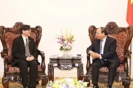 Thủ tướng Nguyễn Xuân Phúc tiếp ông Manopchai Vongphakdi, Đại sứ đặc mệnh Toàn quyền Thái Lan đến chào xã giao nhân dịp nhận nhiệm kỳ công tác tại Việt Nam. (Ảnh: Thống Nhất/TTXVN)