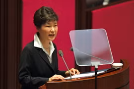 Tổng thống Hàn Quốc Park Geun-Hye. (Nguồn: AFP/TTXVN)