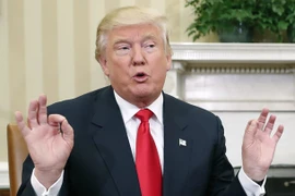 Tổng thống đắc cử Mỹ Donald Trump trong cuộc họp ở thủ đô Washington ngày 10/11. (Nguồn: AP/TTXVN)