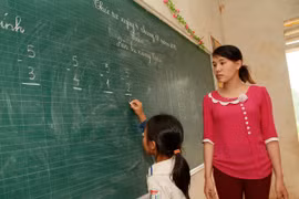 Nghề giáo không còn là lựa chọn được nhiều thí sinh ưu tiên. (Ảnh: Trung Kiên/TTXVN)