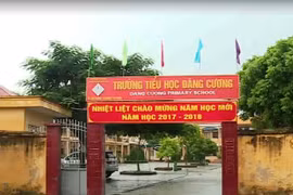 Trường Tiểu học Đặng Cương. (Ảnh: HT/TTXVN)