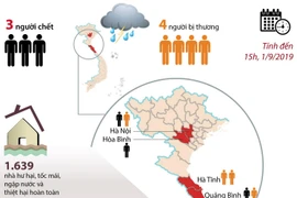 [Infographics] Thiệt hại nặng nề về người và tài sản do bão số 4
