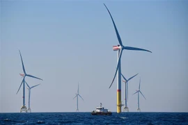 Tuabin gió tại Biển Baltic, miền bắc nước Đức. (Ảnh: AFP/TTXVN)