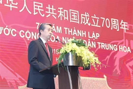 Đại sứ Cộng hòa nhân dân Trung Hoa tại Việt Nam Hùng Ba. (Ảnh: Lâm Khánh/TTXVN)