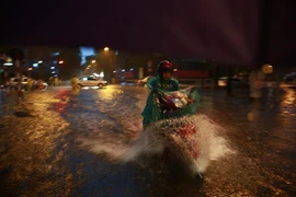 Áp thấp nhiệt đới sẽ gây mưa lớn tại các tỉnh Trung Bộ. Ảnh minh họa. (Ảnh: Trọng Đạt/TTXVN)