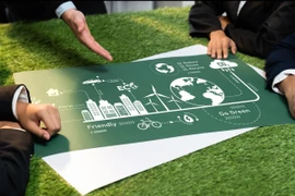 Vietcombank thông báo ban hành Khung Trái phiếu xanh. (Ảnh: Vietnam+)