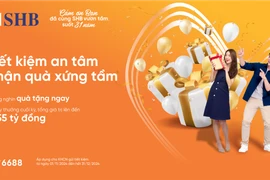 Tổng giá trị quà tặng quay thưởng cuối kỳ lên tới 1,55 tỷ đồng. (Ảnh: Vietnam+)