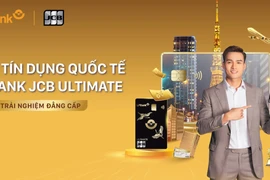 Thẻ tín dụng quốc tế LPBank JCB Ultimate là hạng thẻ tín dụng cao cấp nhất mà LPBank và JCB mang đến cho khách hàng tại Việt Nam. (Ảnh: Vietnam+)