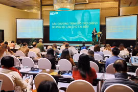 Toàn cảnh Hội thảo công bố Sách trắng. (Ảnh: PV/Vietnam+)