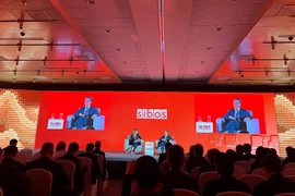 Toàn cảnh hội nghị Sibos 2024. (Ảnh: Vietnam+)